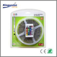 KINGUNION LED low voltage strip blister set 5050 30D RGB adapt Euro type plug controller 4 pin